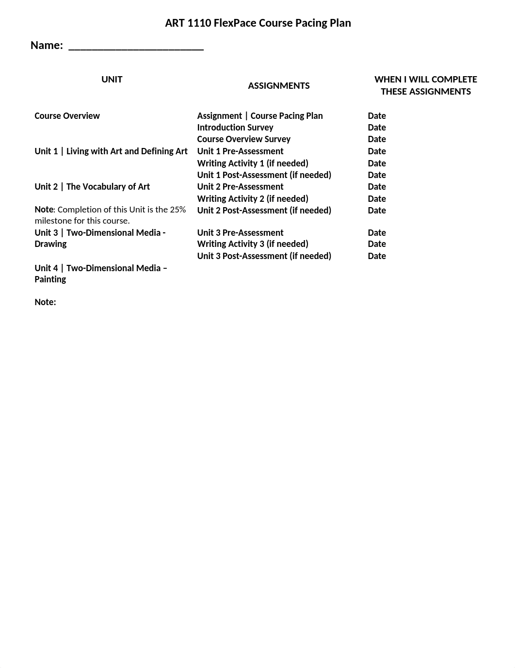 ART 1110 Course Pacing Plan Template (2).docx_dciniy0blz1_page1