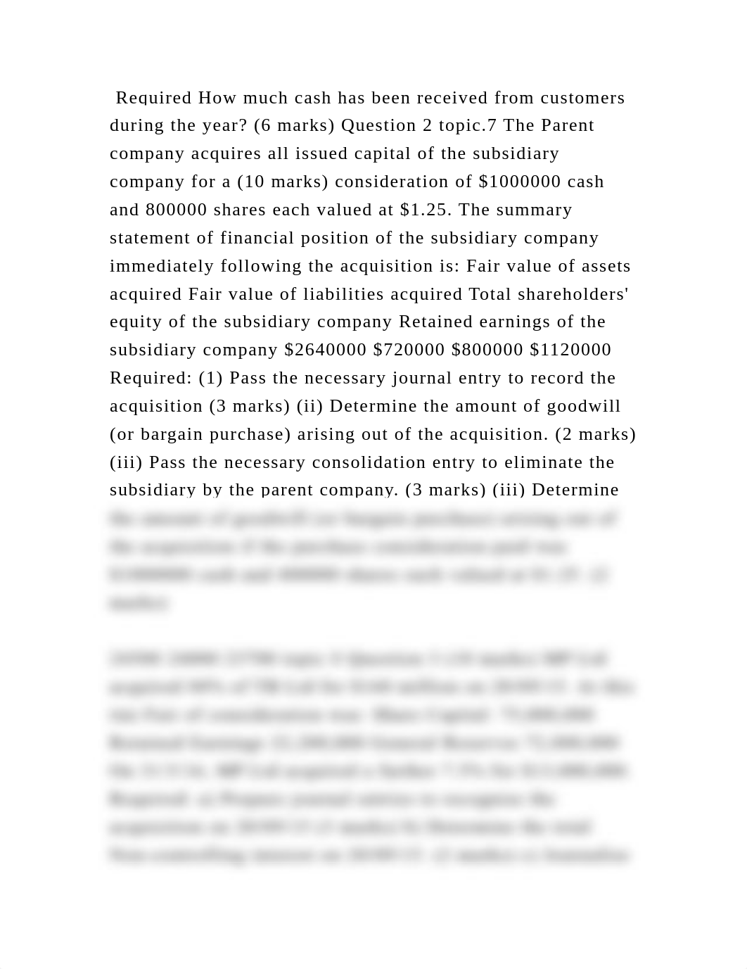 Required How much cash has been received from customers during the ye.docx_dciujgdb783_page2