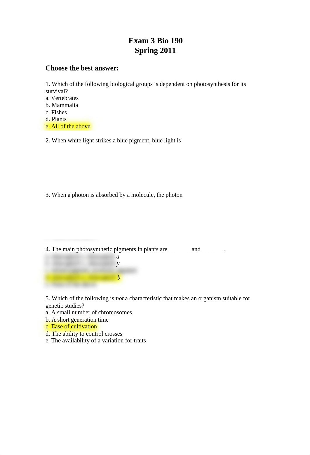 Exam 3 Bio 190 spring 2011 with answers (1).doc_dciw0xopb0h_page1