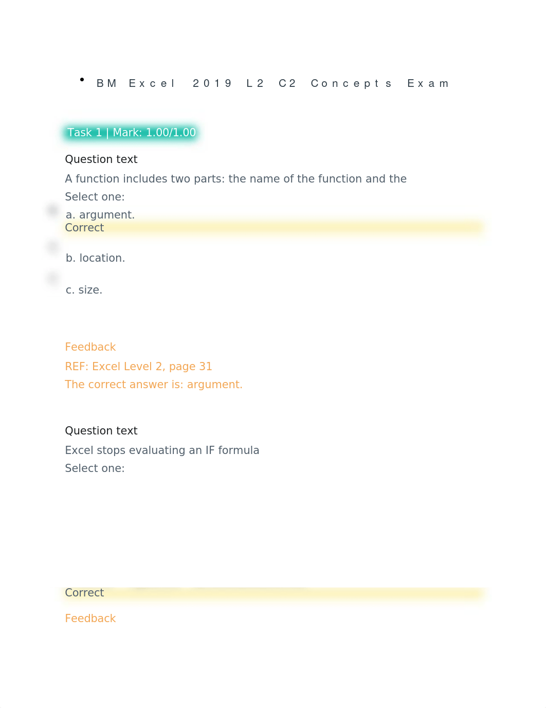 BM Excel 2019 L2 C2 Concepts Exam.docx_dcixl57ab3l_page1