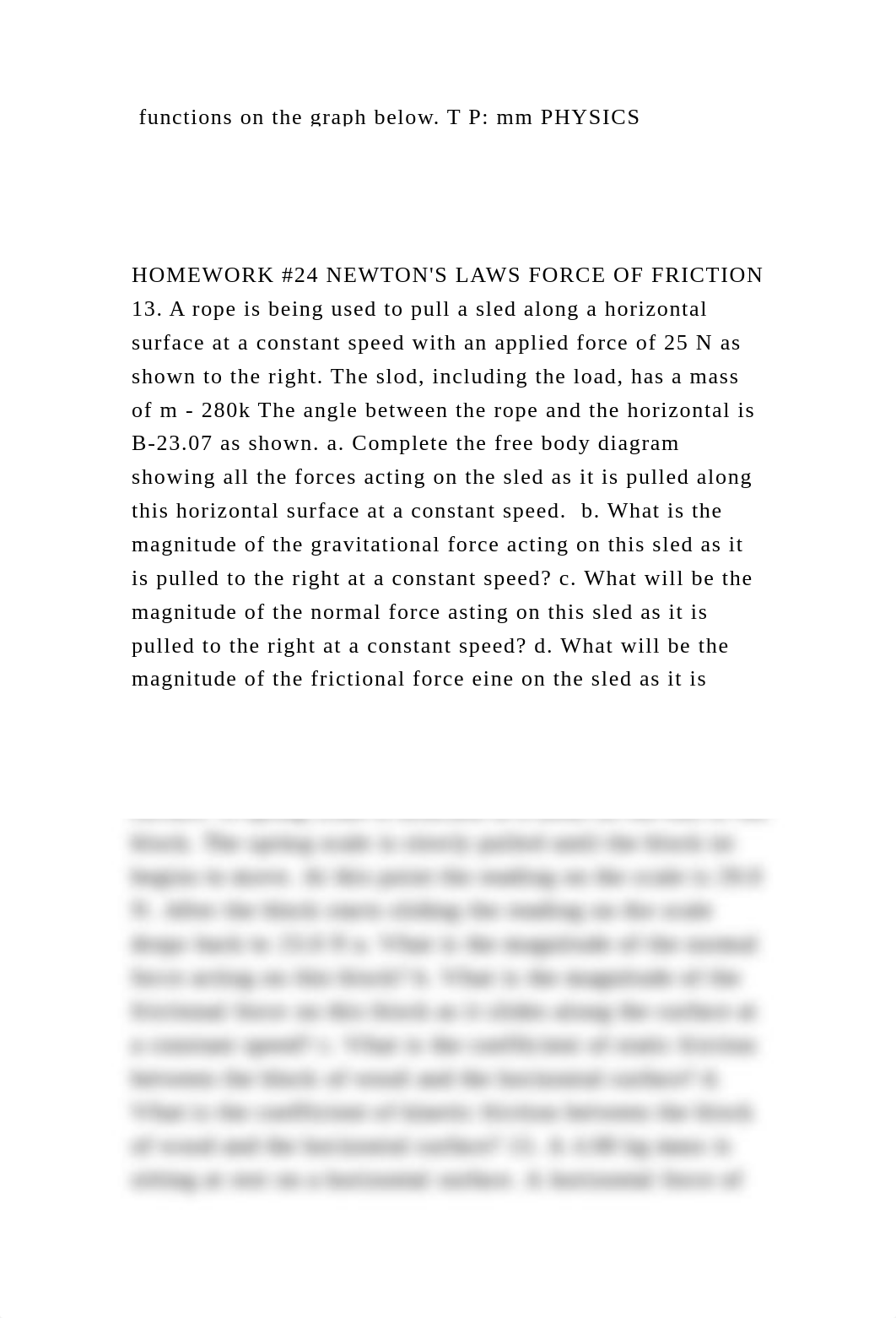 functions on the graph below. T P mm PHYSICS HOMEWORK #24 NEWTONS L.docx_dcj16rz4w5e_page2