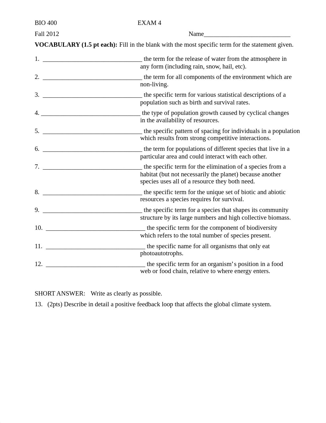 BIO 400 Exam 4 S13_dcj9xo5matk_page1