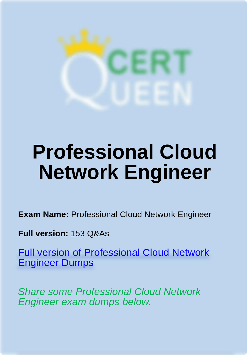 Updated Google Professional Cloud Network Engineer exam questions.pdf_dcjd2zgy21d_page1