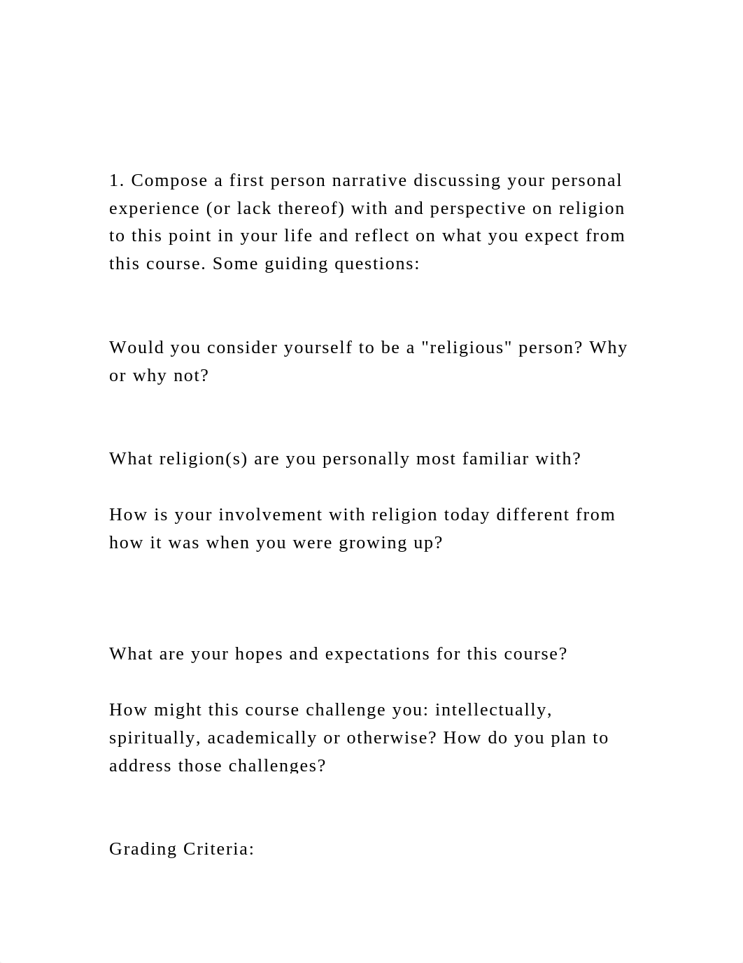 1. Compose a first person narrative discussing your personal exp.docx_dcjde1xzv5z_page2