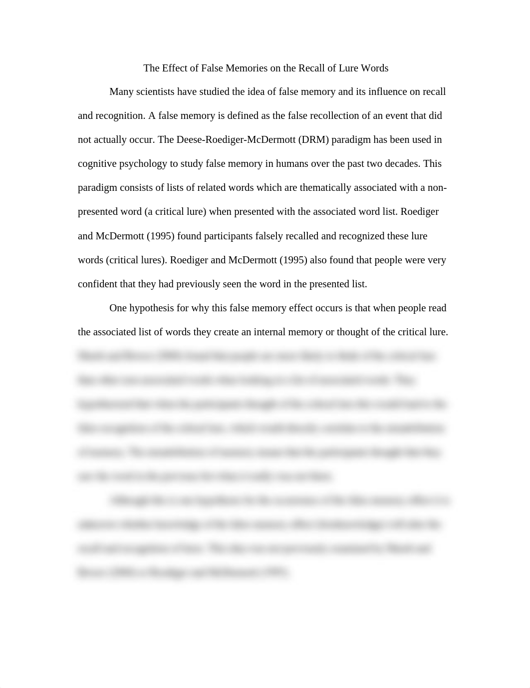 The Effect of False Memories on the Recall of Lure Words_dcje50ebz7n_page1