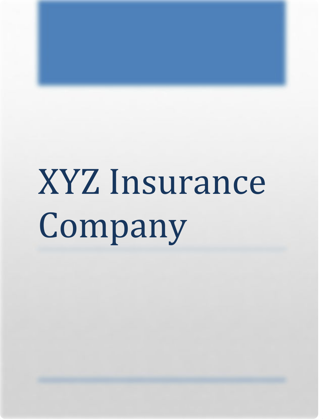 XYZ Insurance Company Final Project_dcjegchdvtu_page1