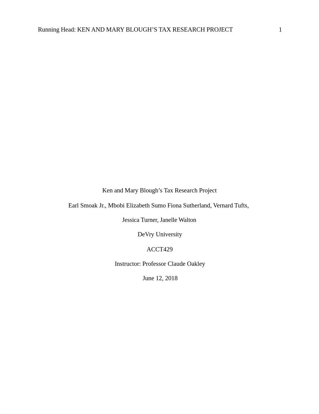 Ken and Mary Blough's Tax Research Finail Project - Group 5.docx_dcjgave5yx5_page1