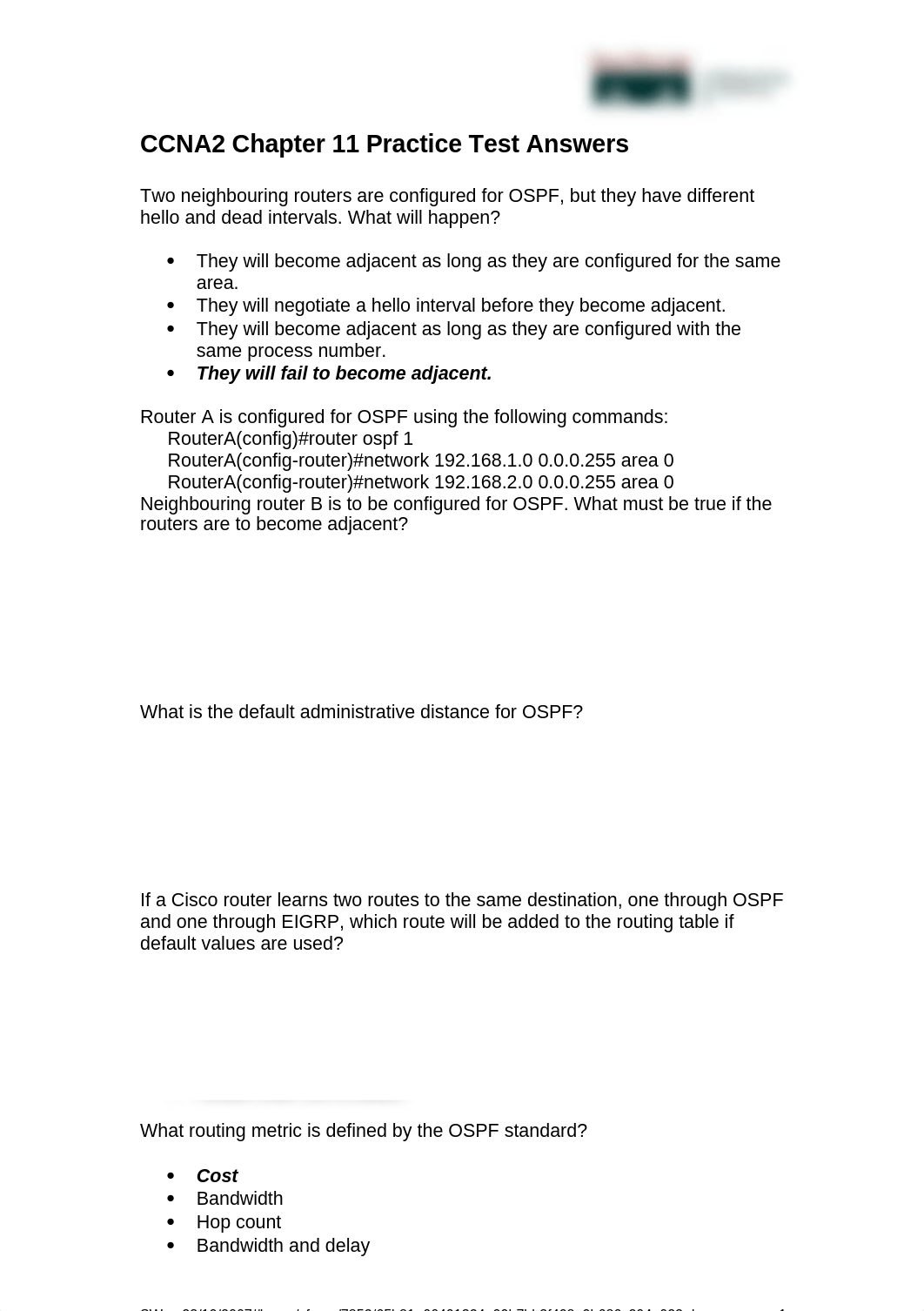 CCNA2 Chap11 practice testanswers_dcjhvaqe33x_page1