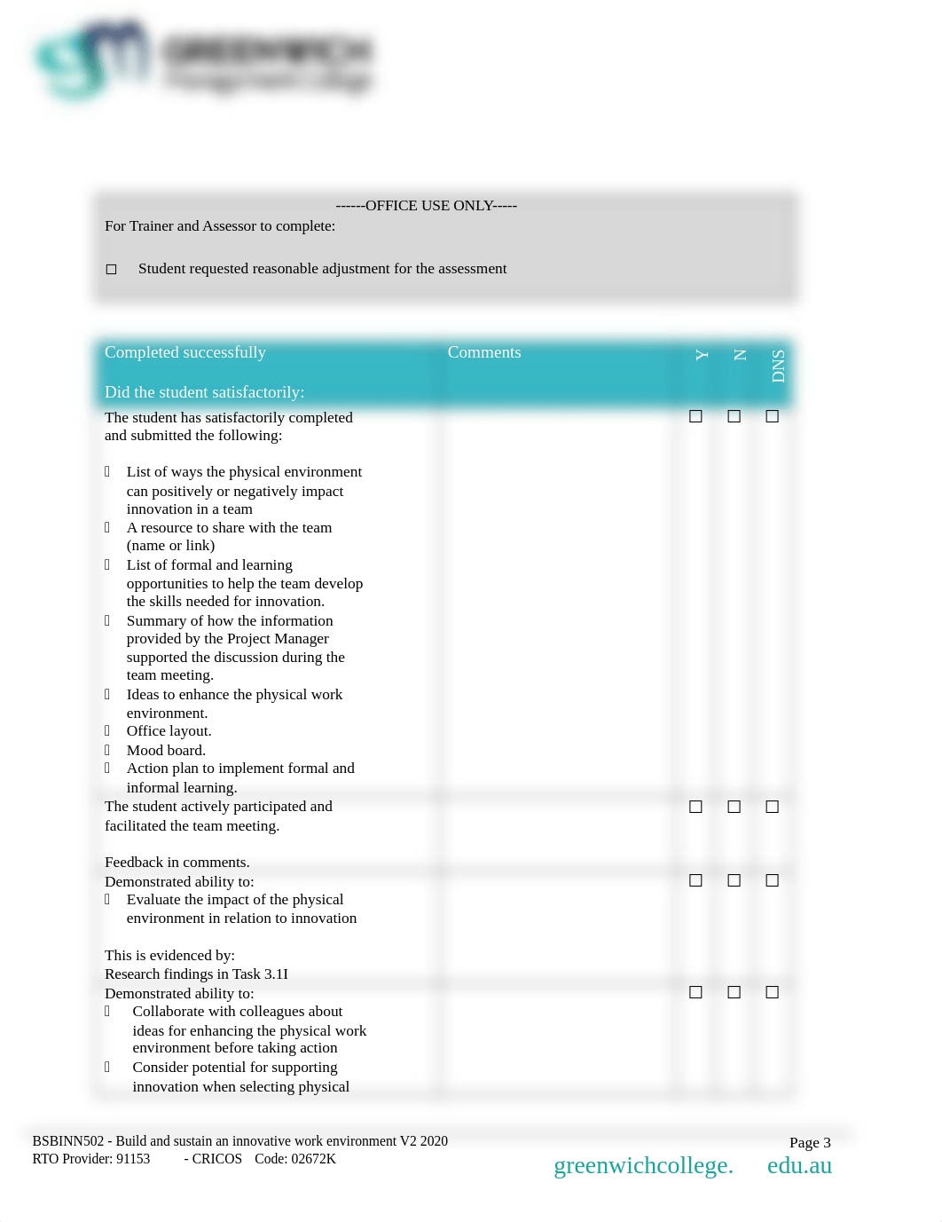 BSBINN502 - Build and sustain an innovative work environment-  Assessment Task 3. Luis Deluquez.docx_dcklu0qv5gz_page3