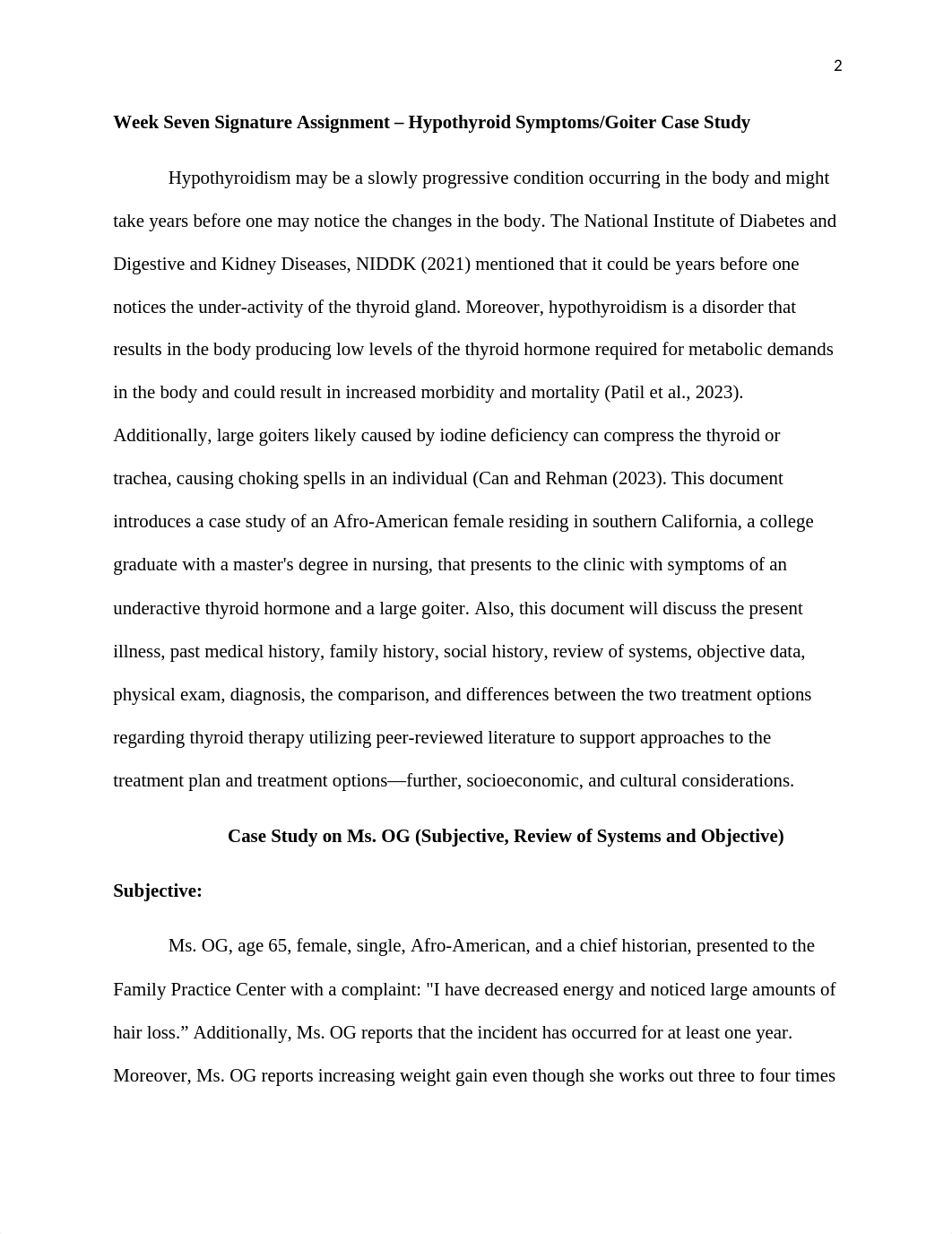 Week Seven FNP 595 Signature Case Study Hypothyroid(2)[2305843009214158929].docx_dcknxe9d8o6_page2