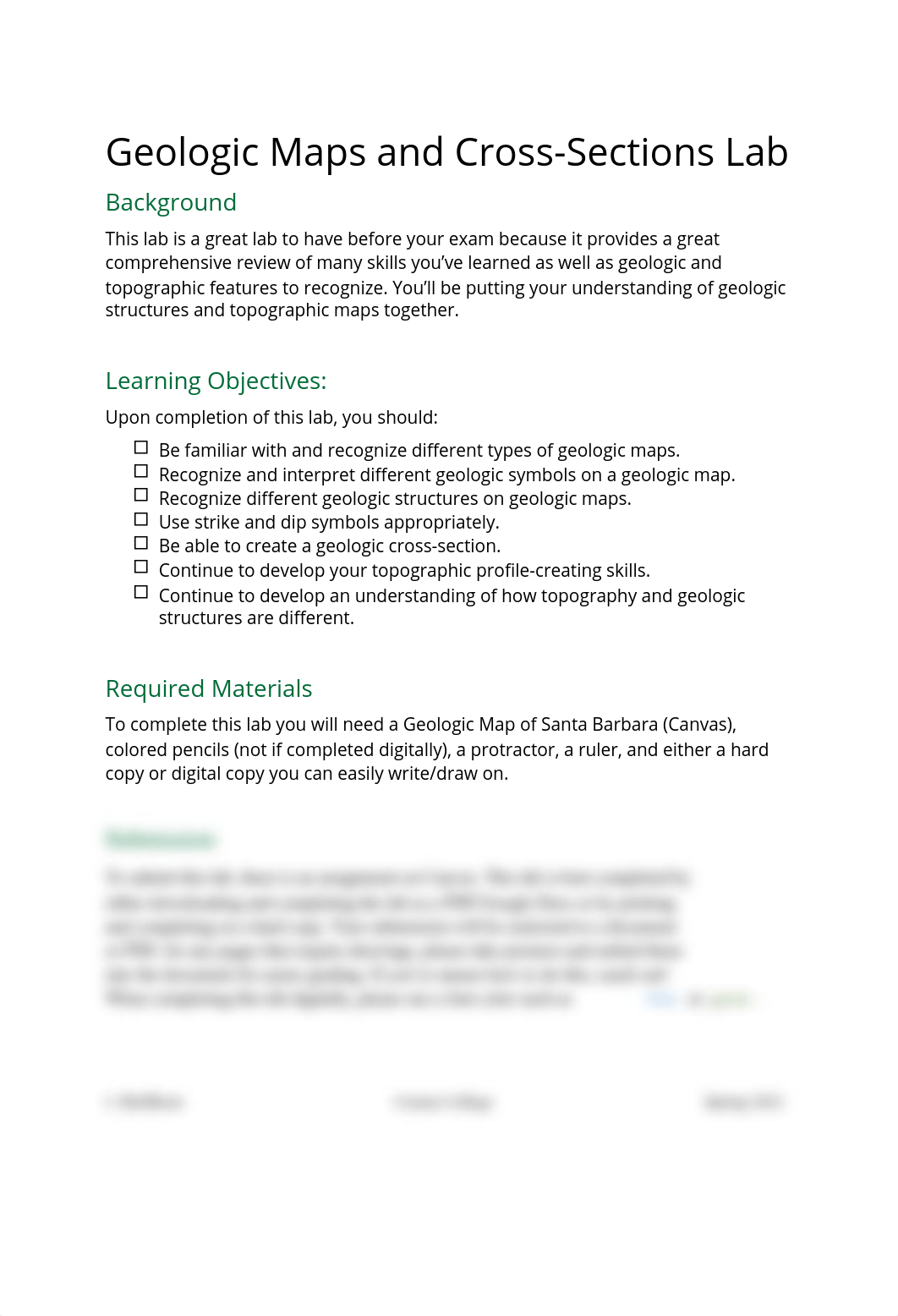 GEOL 210 - Geologic Maps and Cross-sections Lab.pdf_dckrdvgrifb_page1