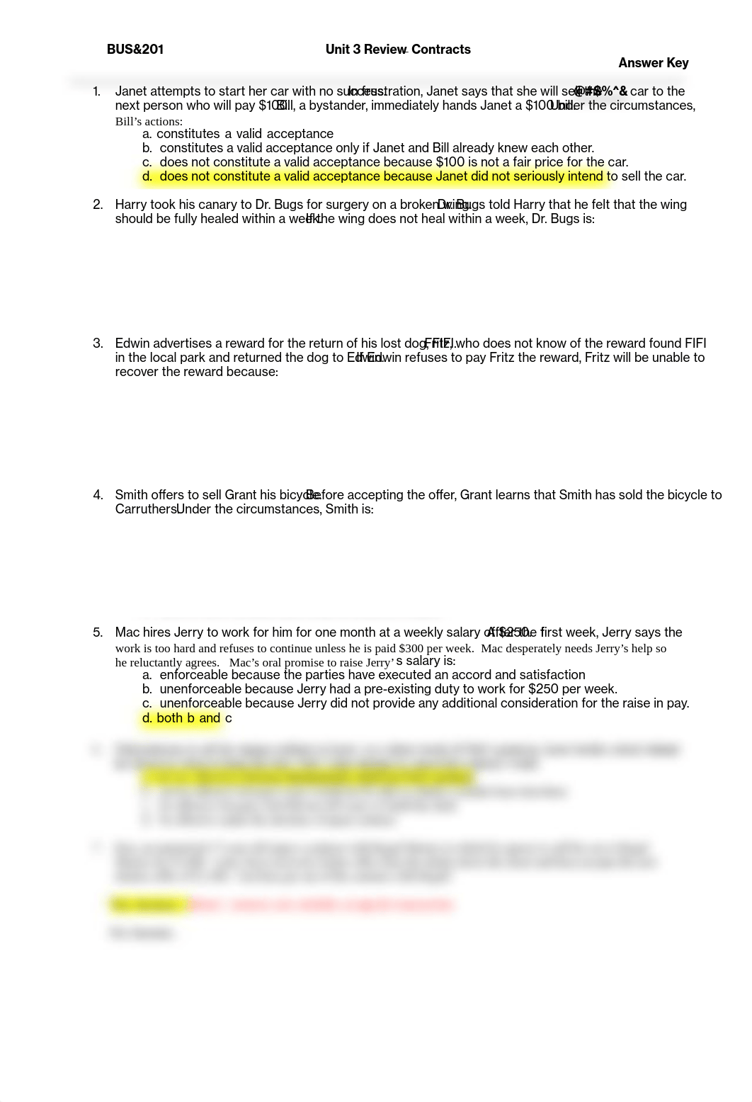 Unit 3 - Contracts Review Questions - Answer Key (2).pdf_dckvrjz6cda_page1