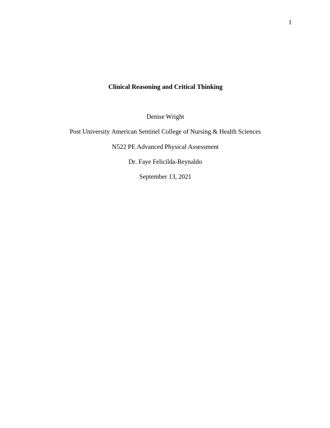 Clinical Reasoning and Critical Thinking dw 1A.docx_dcl25bdt4kk_page1