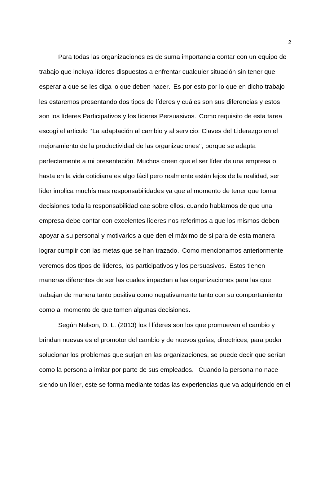 MBA 5000 Tarea 4.2 Estilos de liderazgo participativo vs persuasivo.docx_dclfczfbdjx_page2