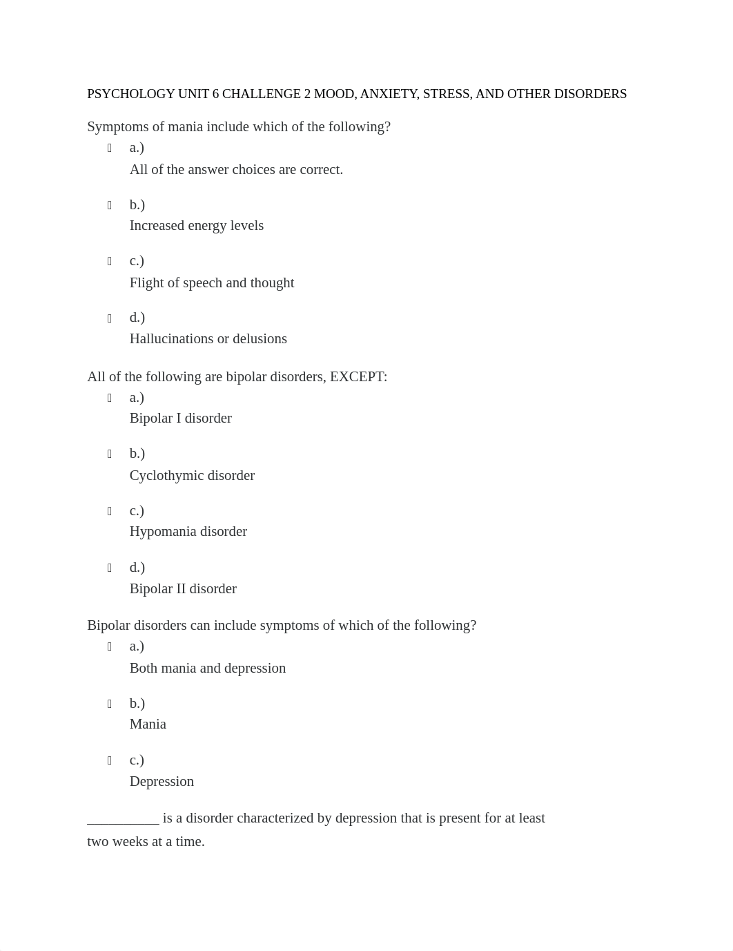 PSYCHOLOGY UNIT 6 CHALLENGE 2 MOOD, ANXIETY, STRESS, AND OTHER DISORDERS.docx_dclgk4qvjqy_page1