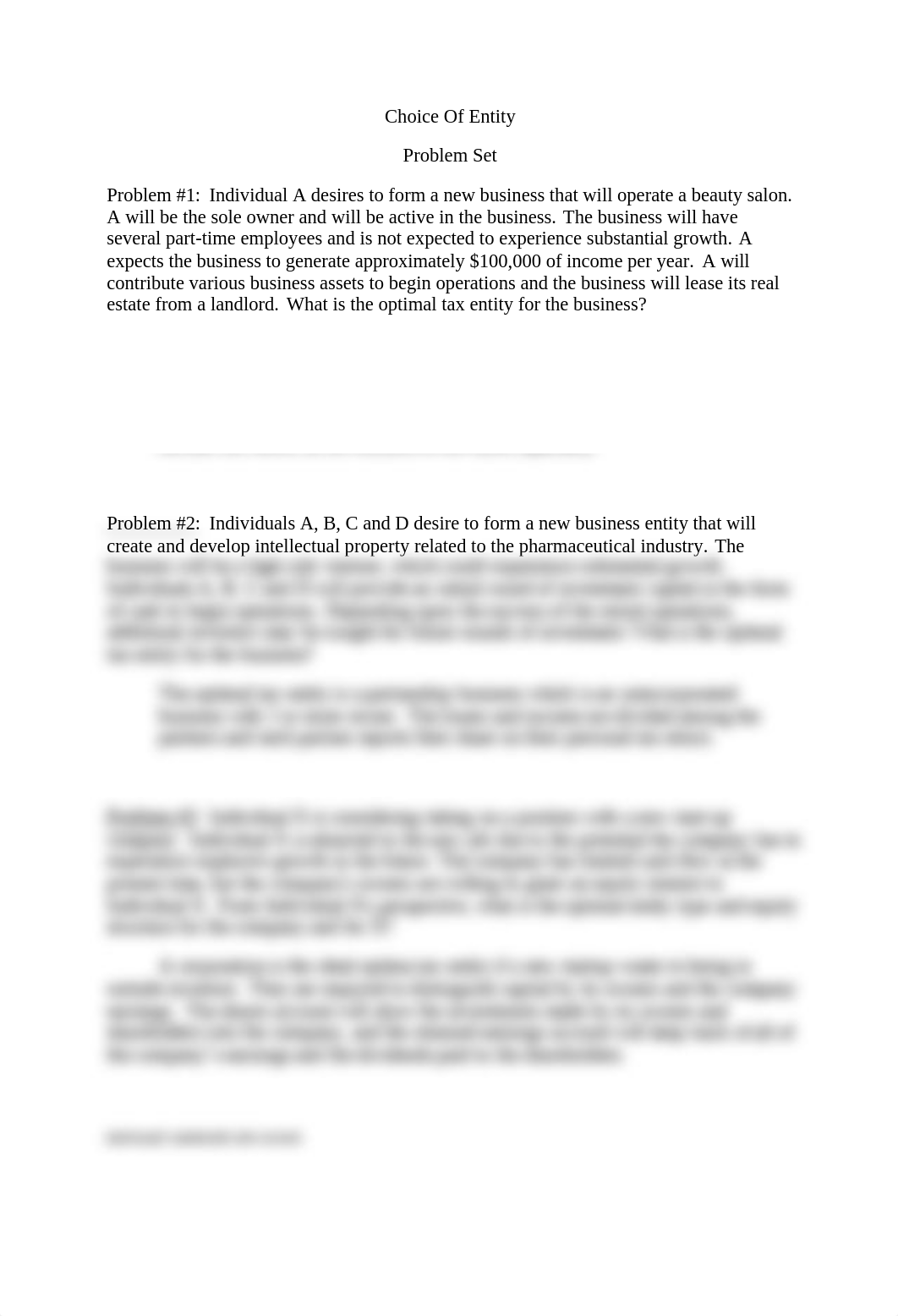 Choice of Entity Problem Set 10-7-08 for Ans Rev 12-18-09 - Copy.doc_dclhzcu1y25_page1