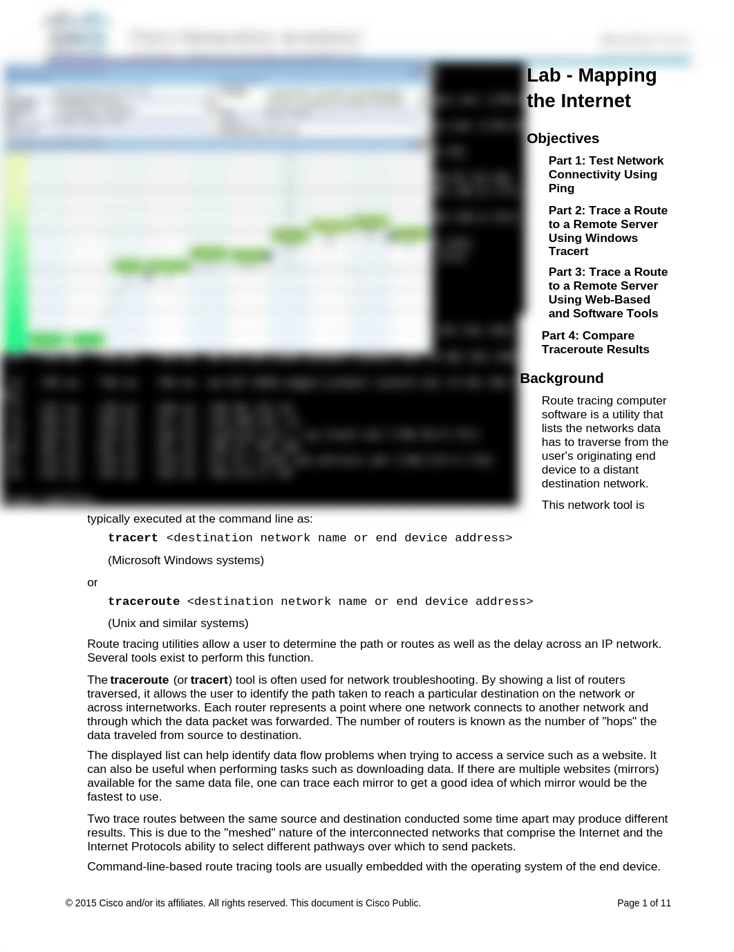 1.3.1.3 Lab - Mapping the Internet (1)_dclnoulmu5t_page1