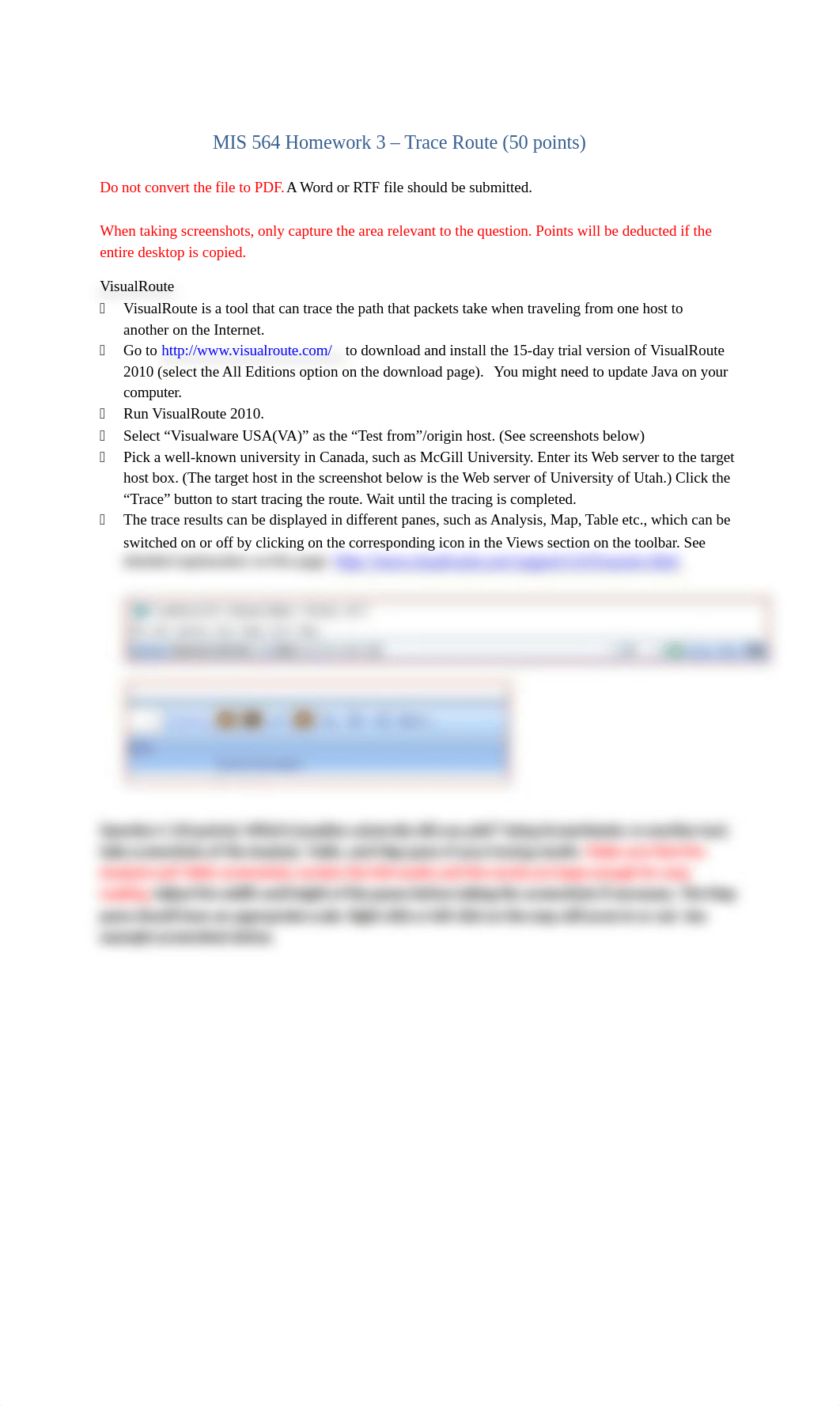MIS 564 Homework 3 - Route Tracing (1).docx_dclz9302jrf_page1