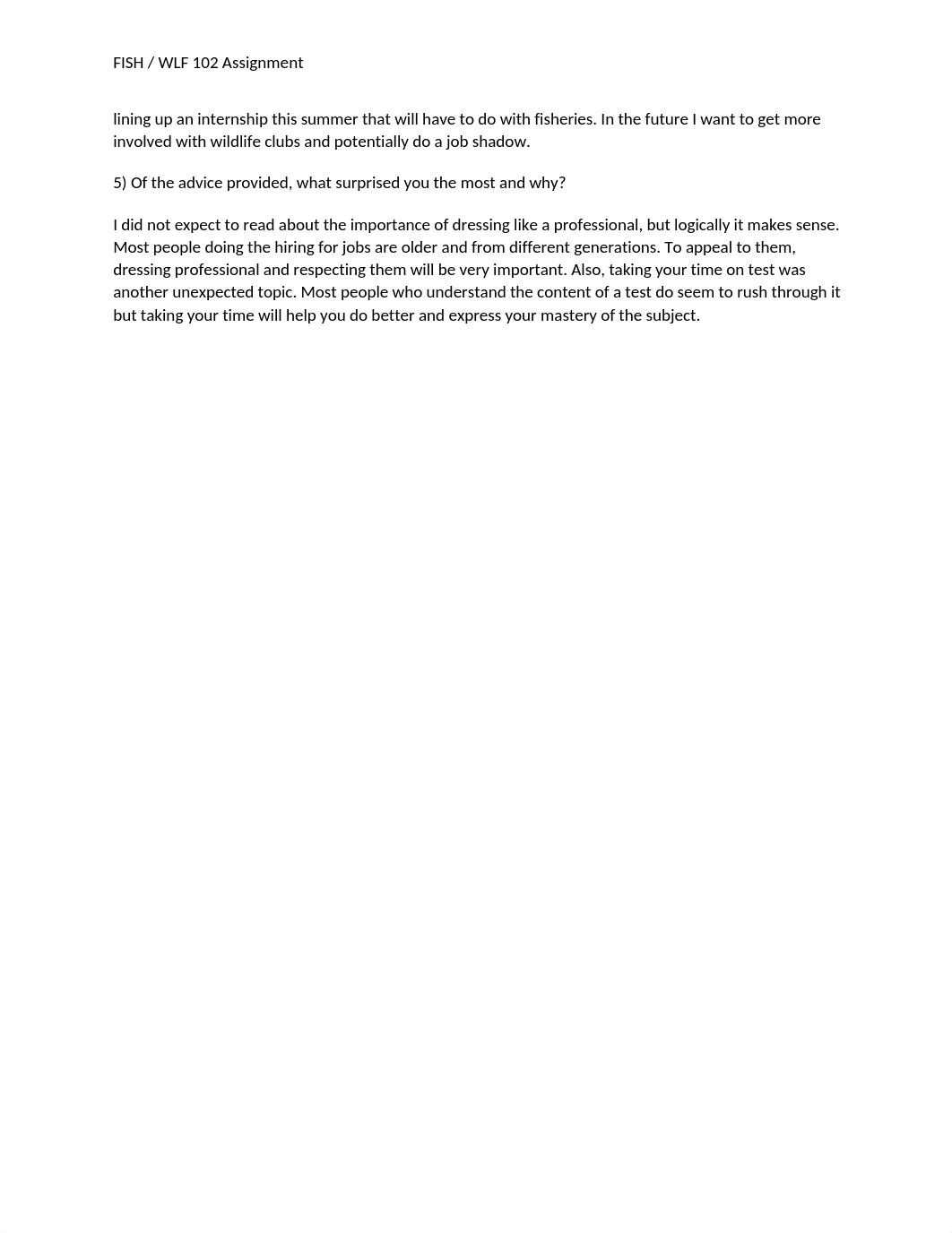 Advice to students entering the fish and wildlife professions assignment.docx_dcm1dlndyuu_page2