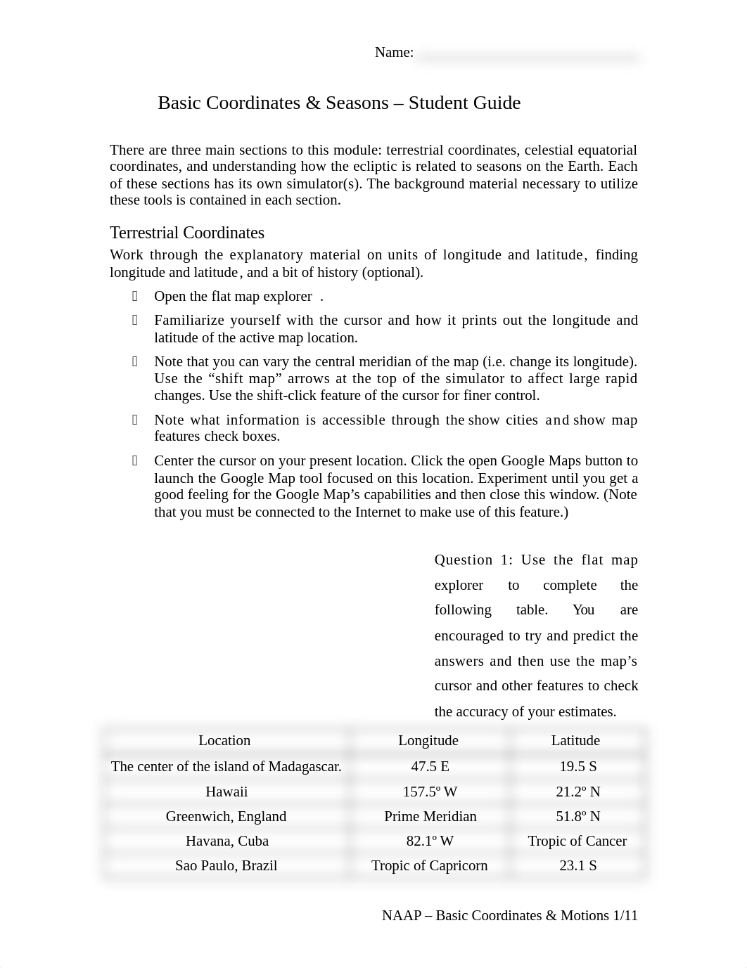 Lab 1 Basic Coordinates and seasons.doc_dcm2thnohjk_page1