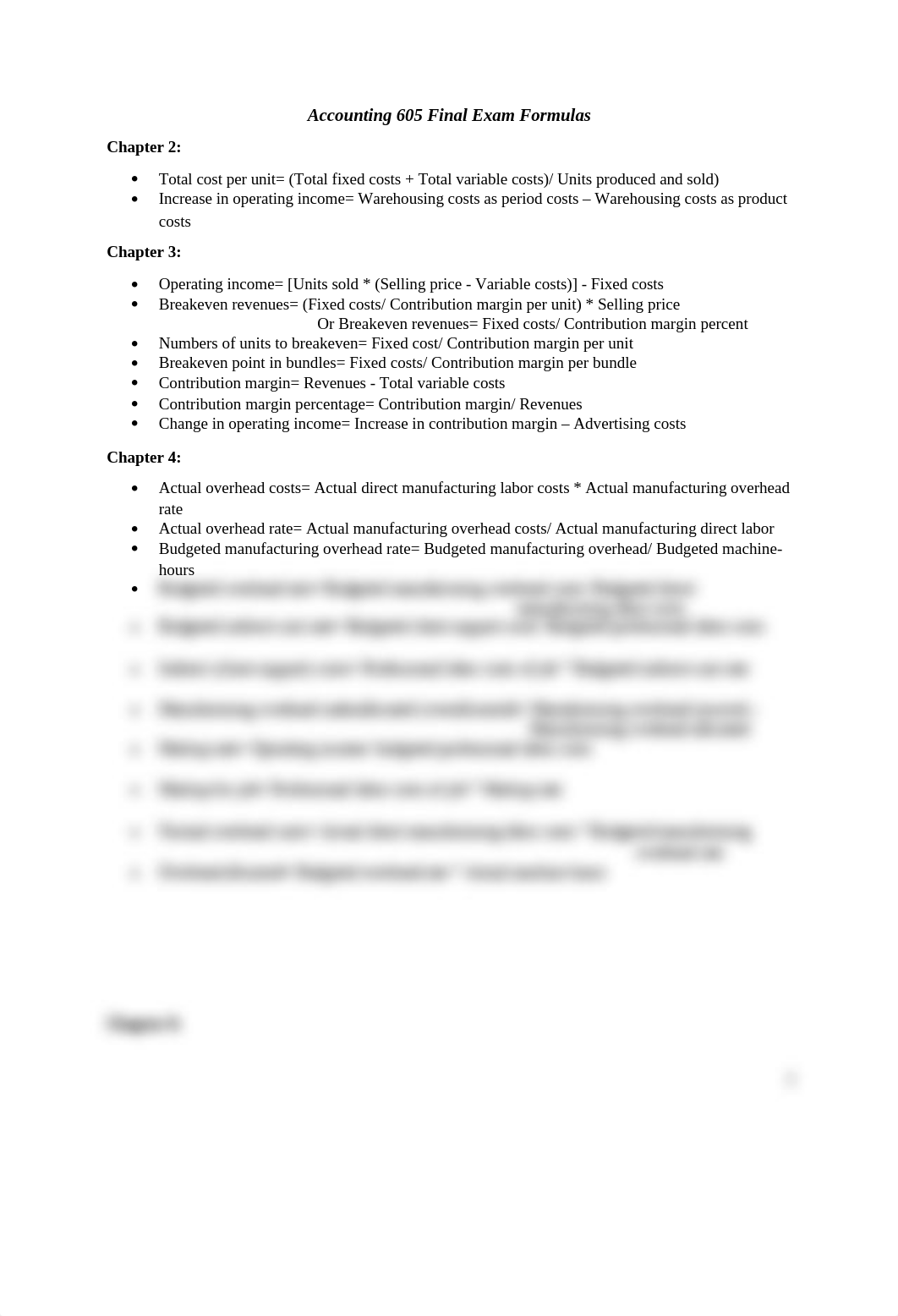 Accounting 605 Final Exam Formulas.docx_dcm3u13kd8i_page1