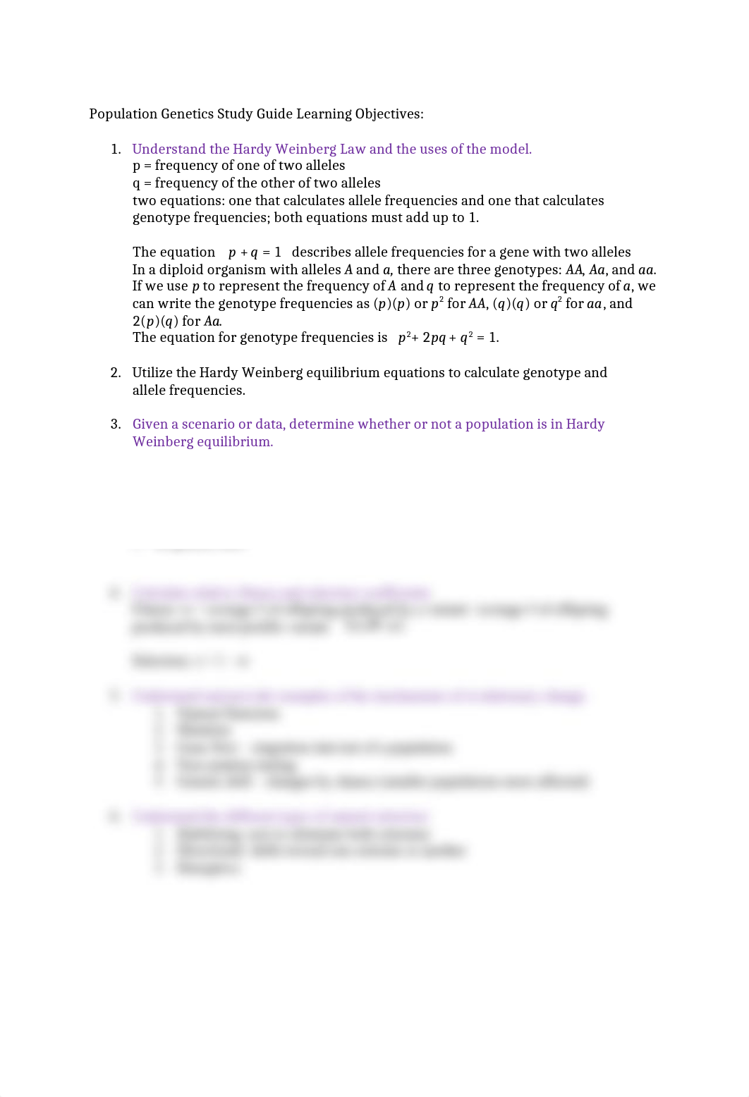 Population Genetics Study Guide Learning Objectives.docx_dcmb8wqcgrx_page1