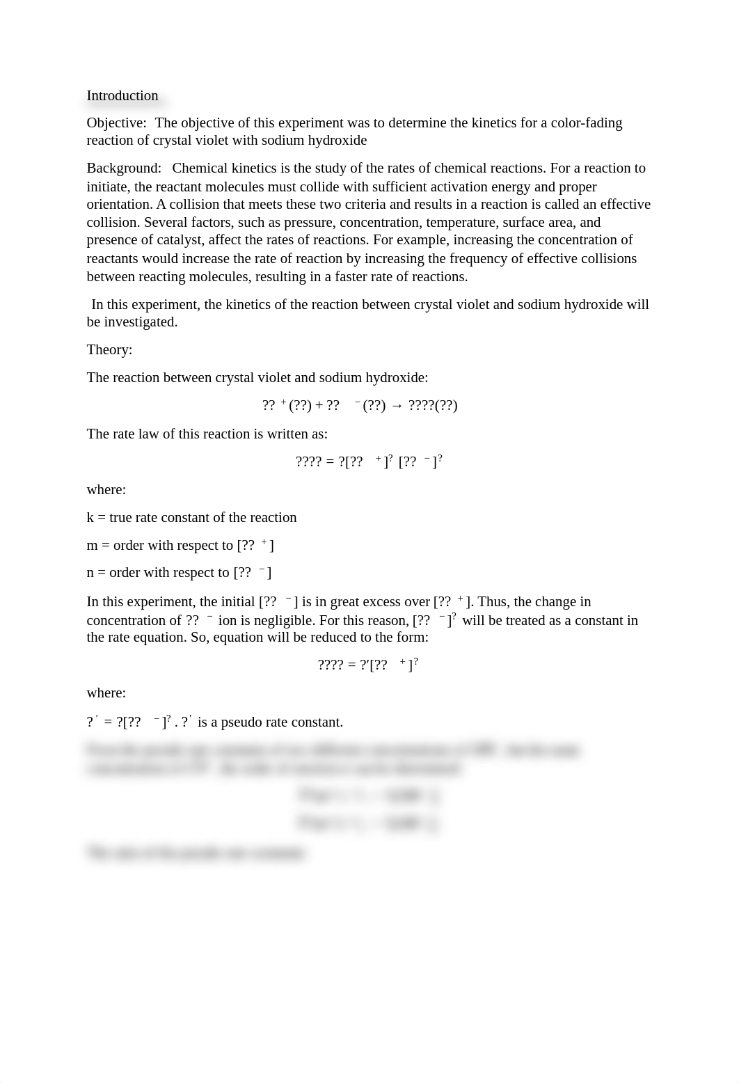 Lab report 3 - Rate law of crystal violet.pdf_dcmbjknt2tx_page2