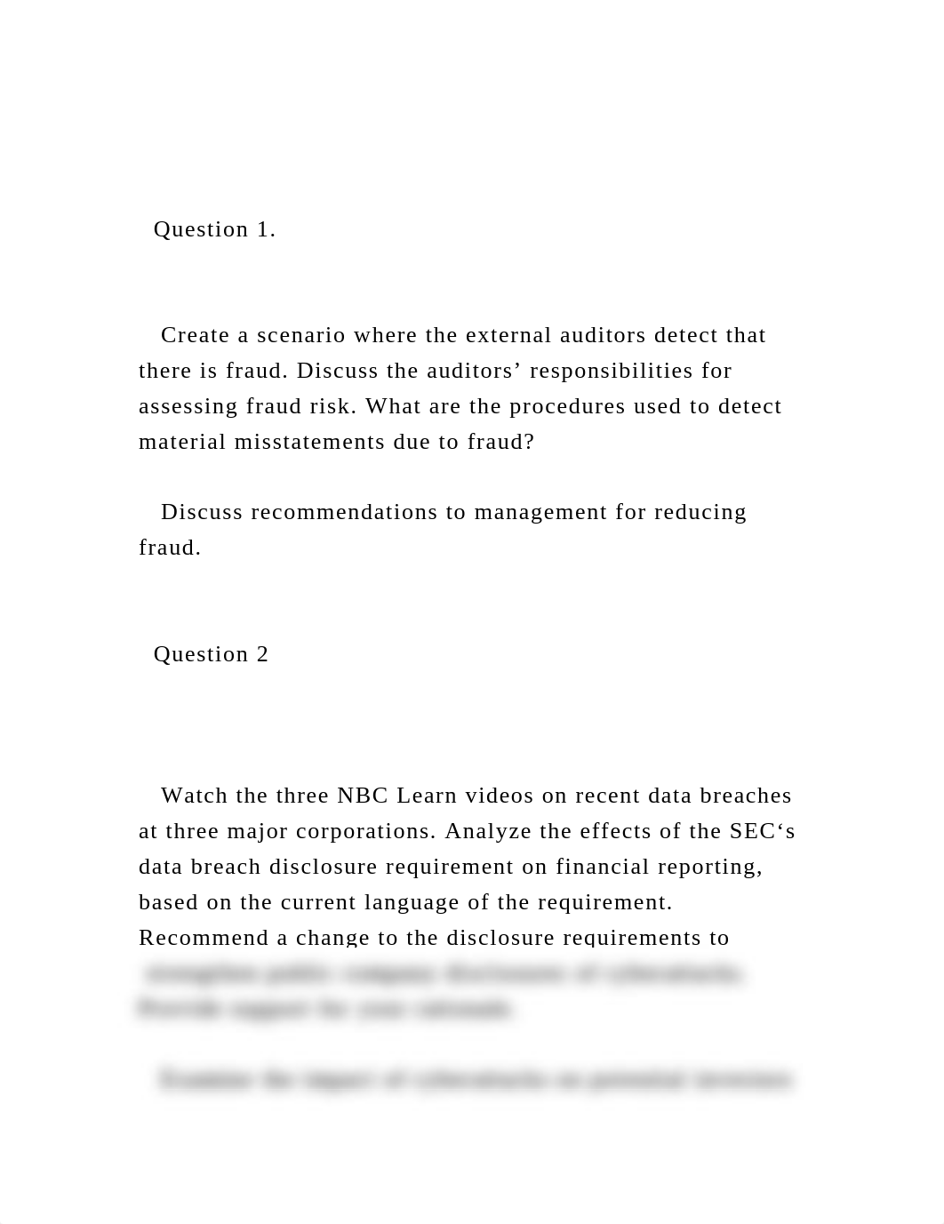 Question 1.    Create  a scenario where the external audito.docx_dcmrt6zgpzt_page2