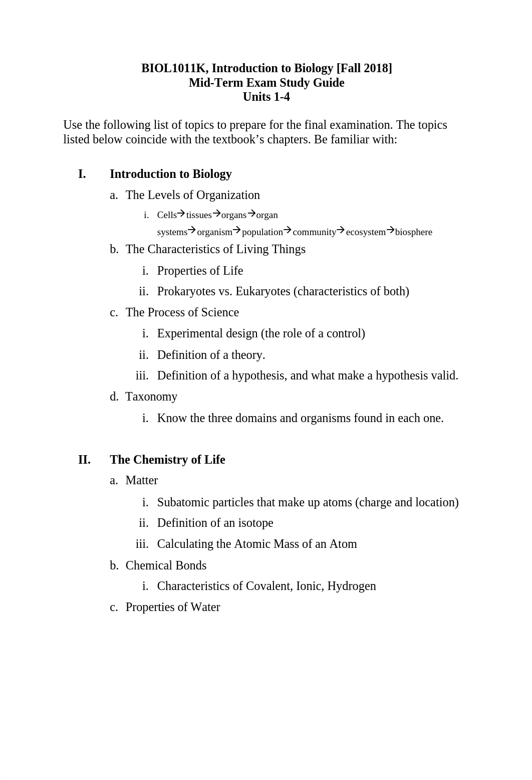 BIOL1011K Midterm Study Guide.docx_dcn0uhp9zxl_page1