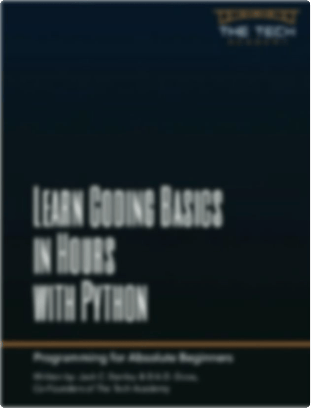 Learn Coding Basics in Hours with Python - An Introduction to Computer Programming for Absolute Begi_dcn85yhx82a_page1