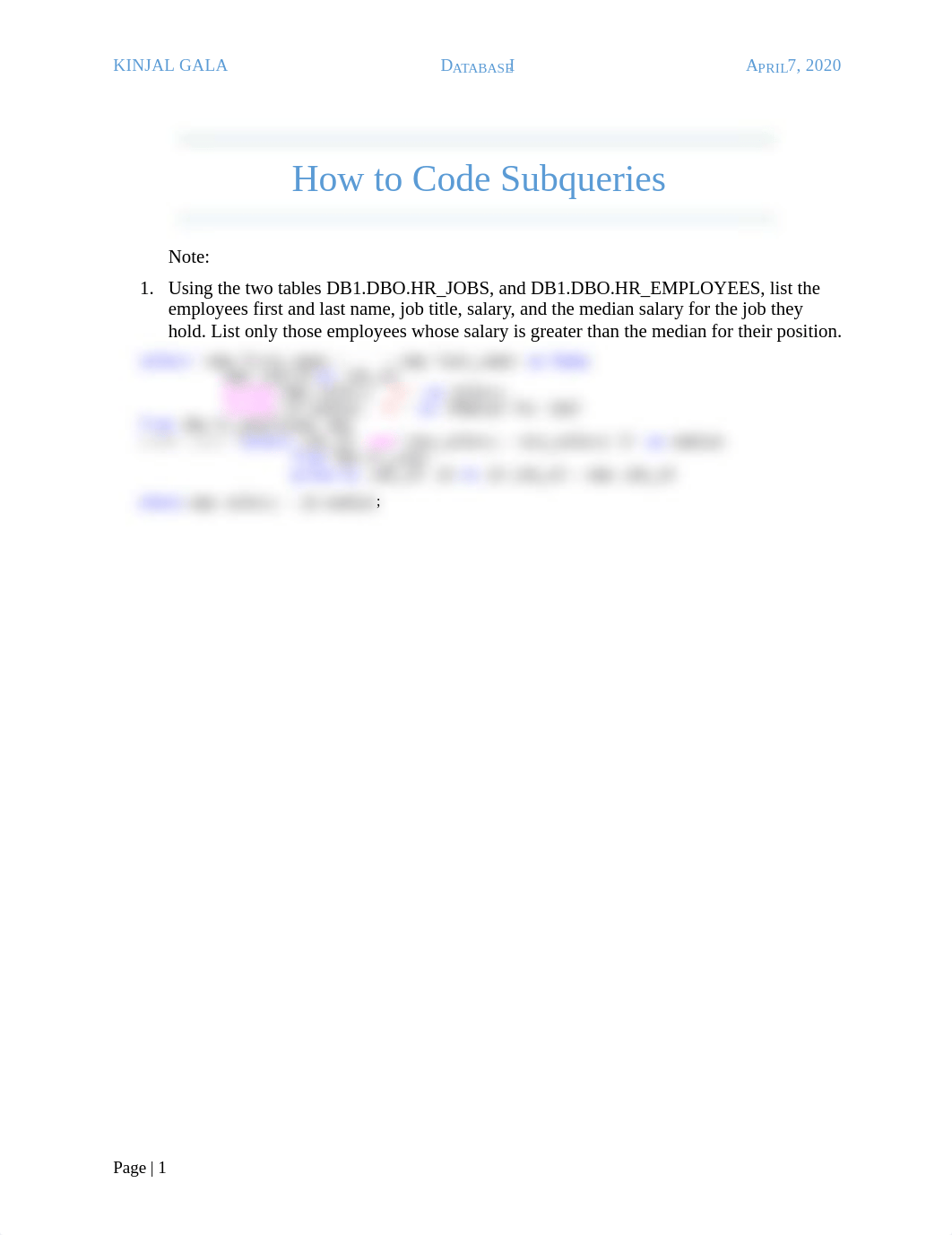 Assignment Week 8 Chapter Six Murach How to Code Subqueries.docx_dcne6fctfjg_page1