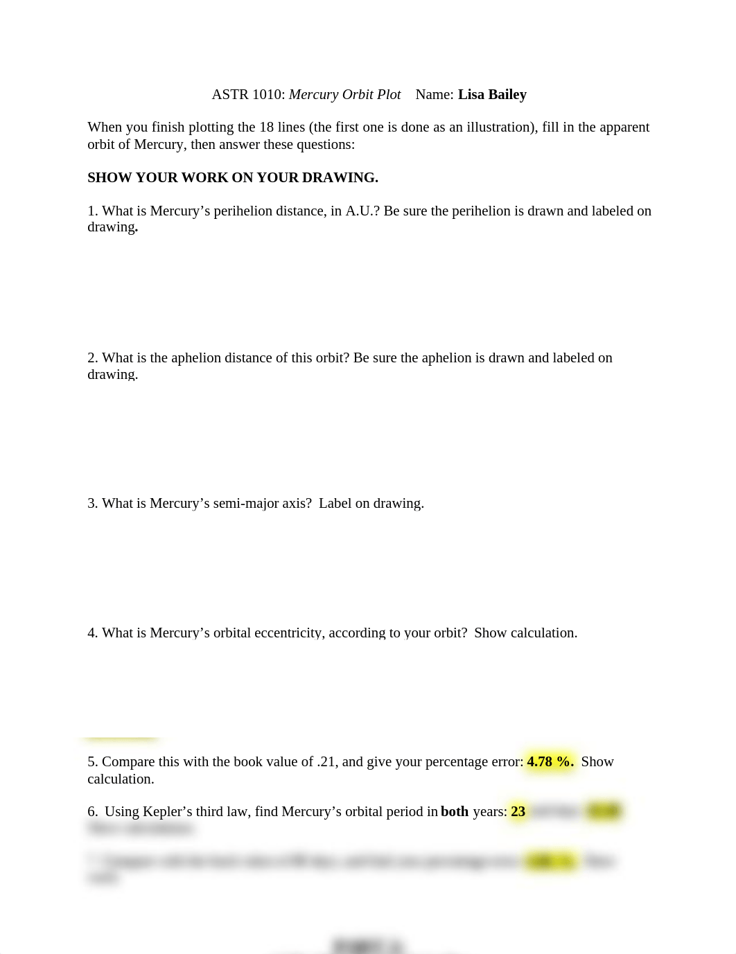 ASTR 1010 DROPBOX 7 MERCURY ORBIT PLOT LISA BAILEY.docx_dcnh5g8h8hx_page1