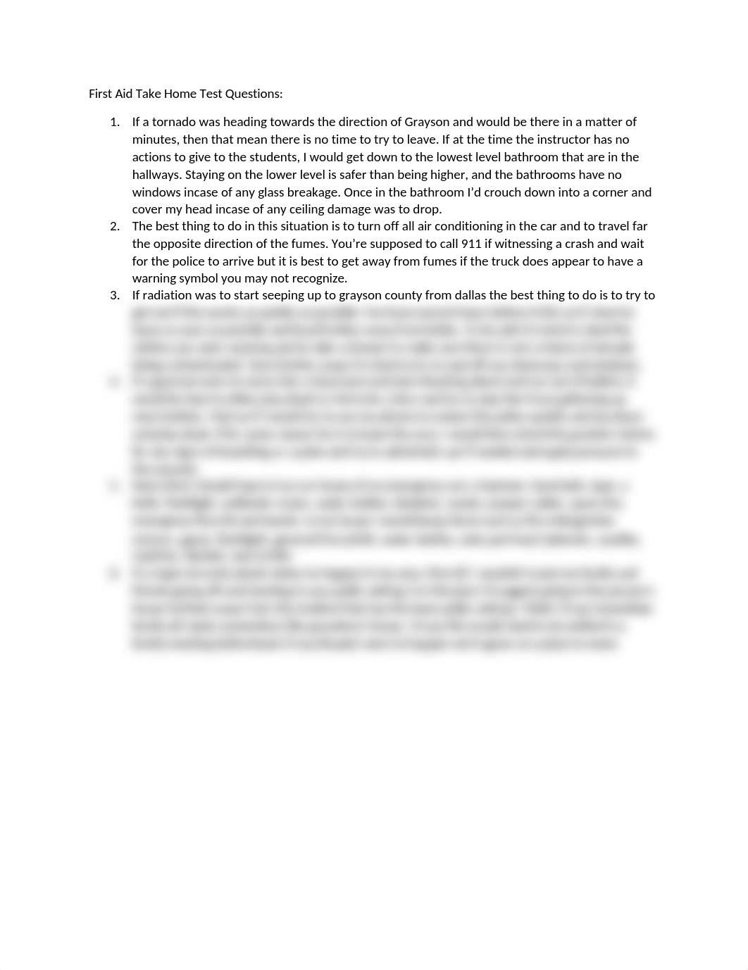 First Aid Take Home Test Questions.docx_dcnholuvp3n_page1