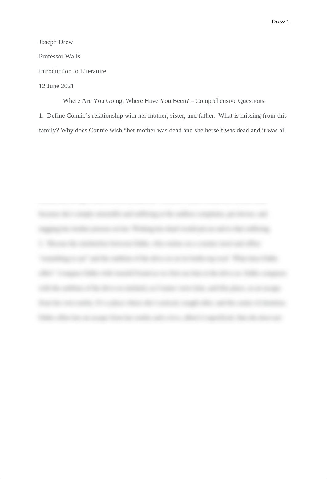 Where are you going, Where have you been - Comprehensive Questions - Joseph Drew.docx_dcnivol11ok_page1