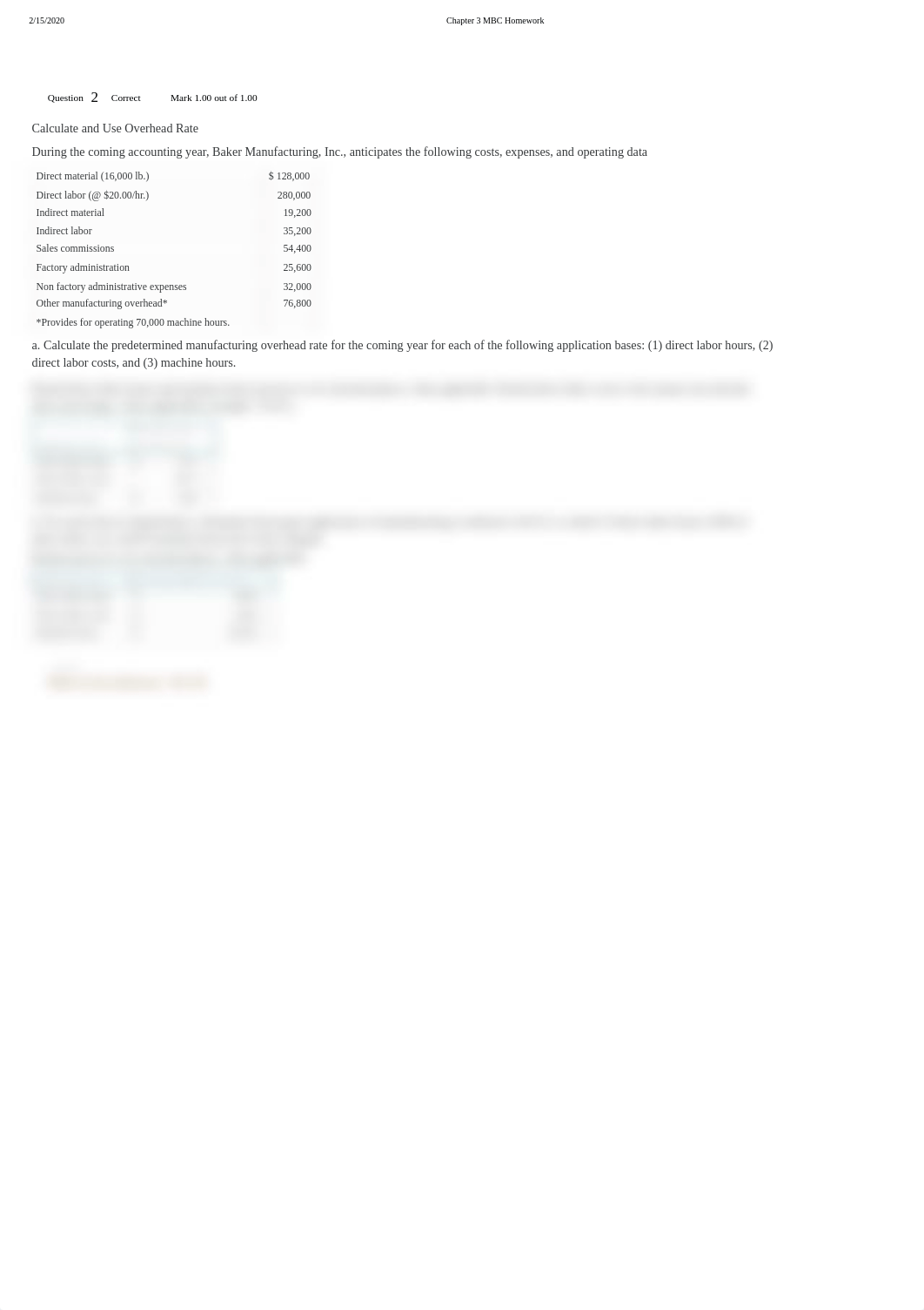 Q. 2 Calculate and Use Overhead Rate.pdf_dcnk0cd64d4_page1