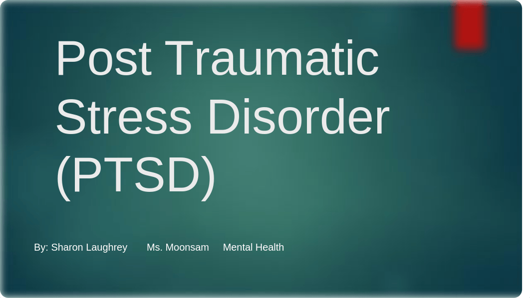 Post Traumatic Stress Disorder (PTSD).pptx_dcnl38ihij6_page1