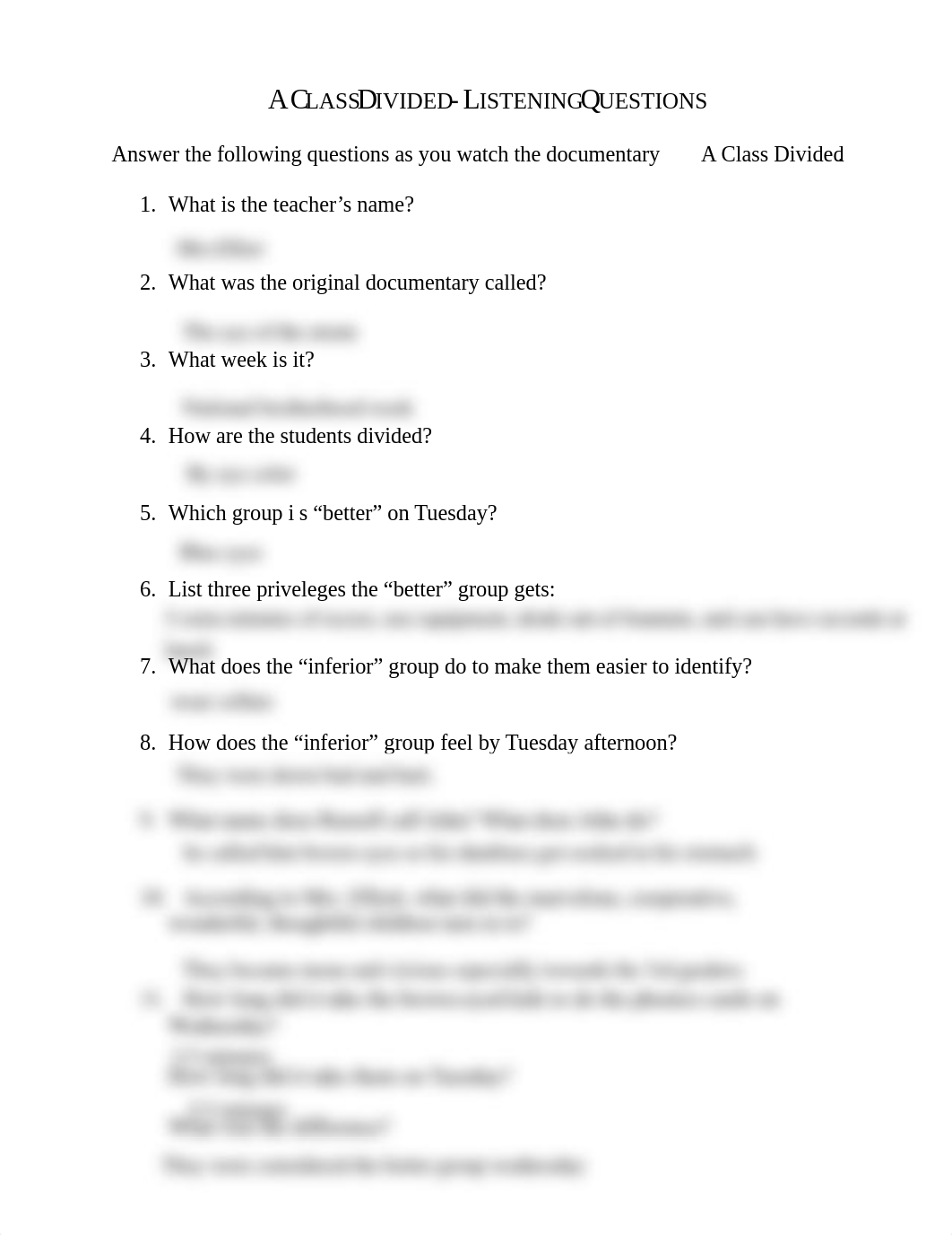 Kami Export - Gary Cran - A Class Divided listening questions answers1-Blank.doc.pdf_dcnlryauyo2_page1