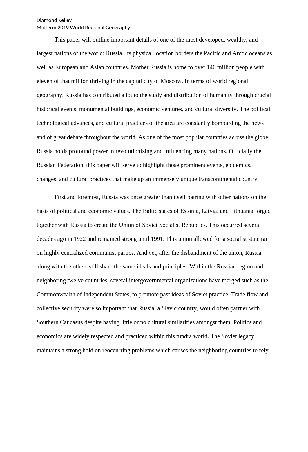 World Regional Geography Midterm Diamond Kelley.docx_dcnsn2i09rs_page1