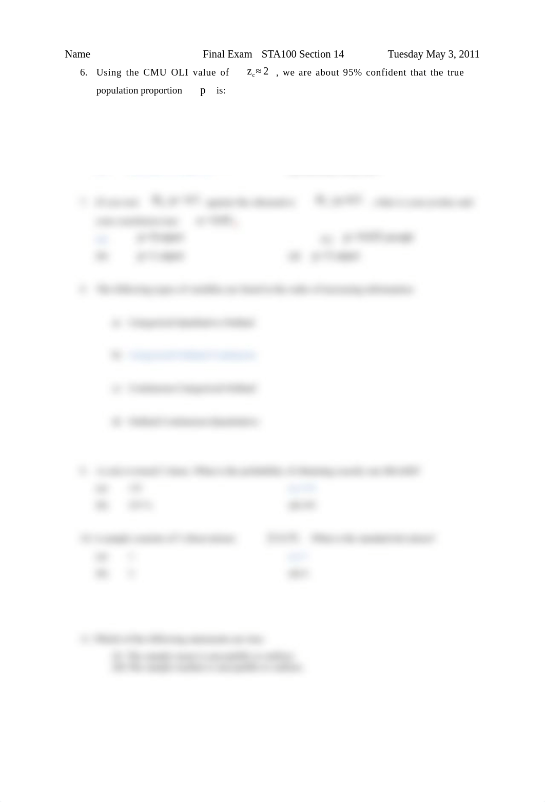 STA100 Final Exam Answer Key Spring 2011.docx_dcnzoaohfpg_page2