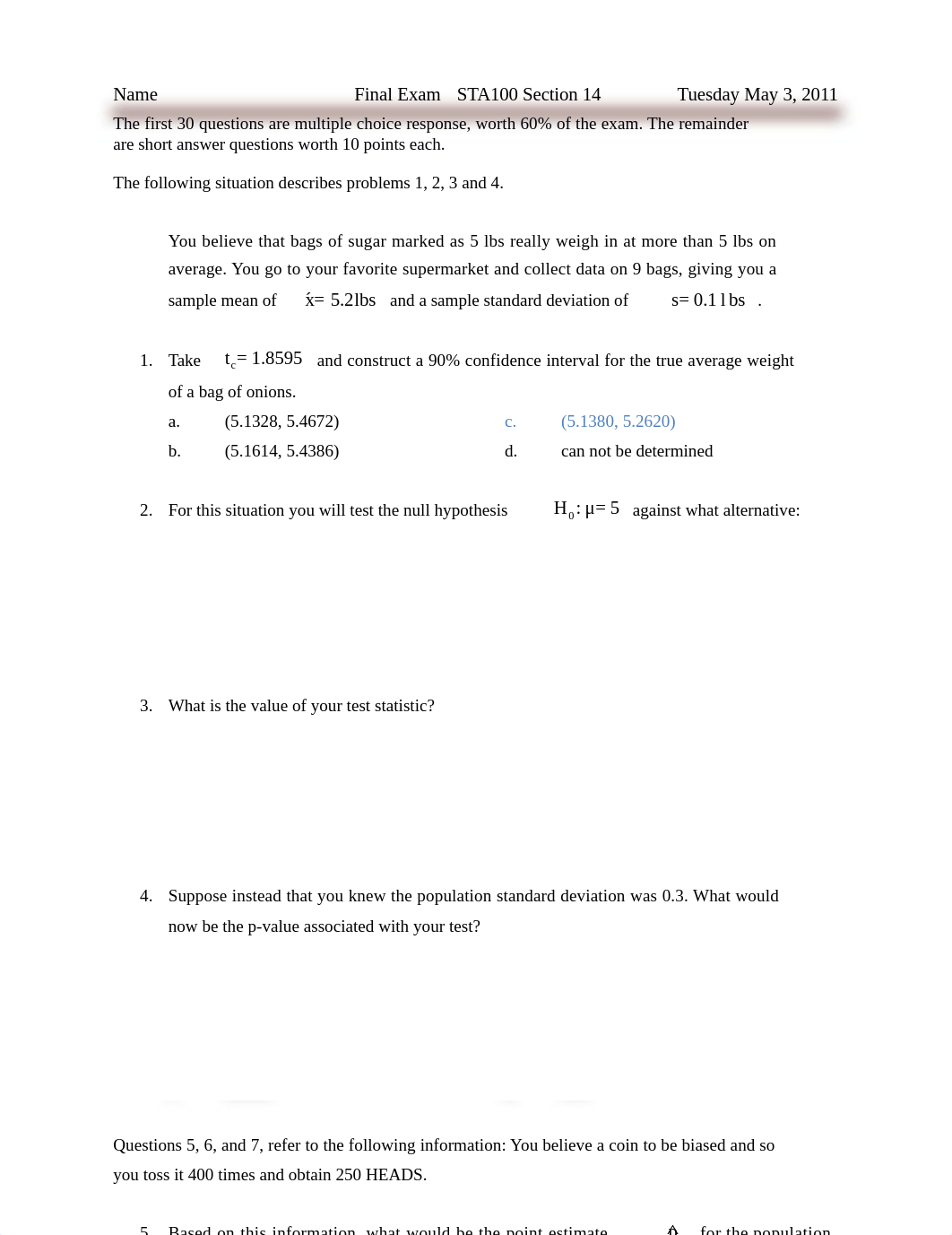 STA100 Final Exam Answer Key Spring 2011.docx_dcnzoaohfpg_page1