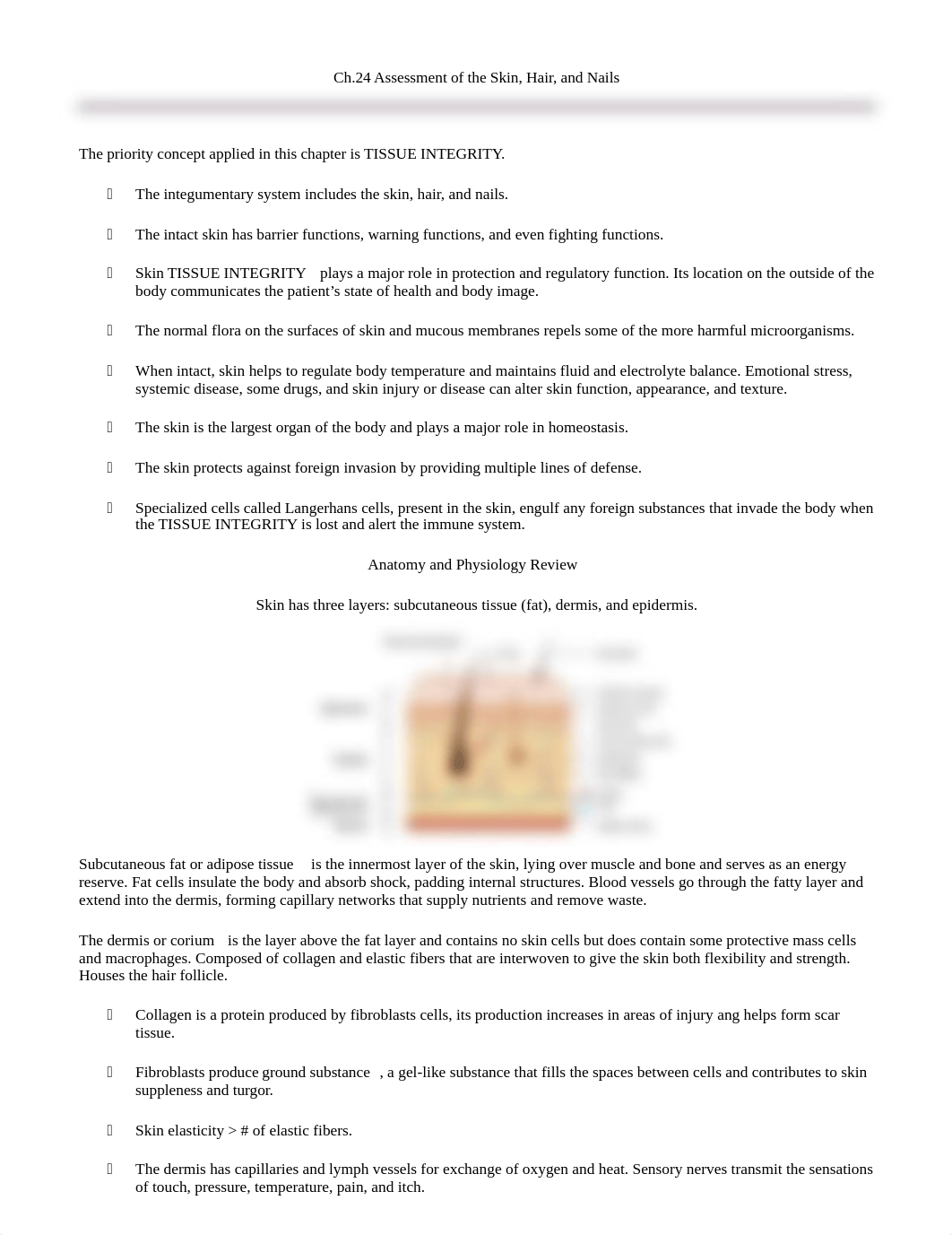 Med Surg- Ch.24 Assessment of the Skin, Hair, and Nails.docx_dco32flgck7_page1