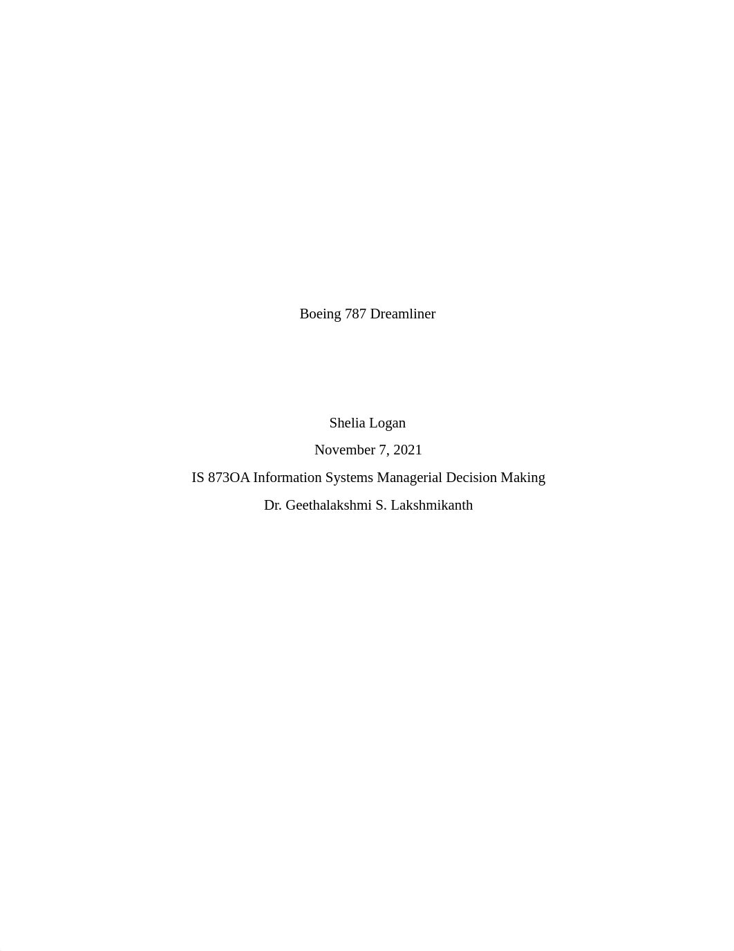 Logan, Shelia - Boeing Dreamliner Case Study.docx_dco3idmcgm5_page1