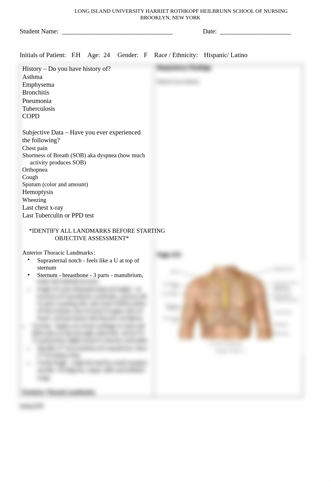 NUR 220L Week 3 Revised Respiratory Lungs and Thorax Assessment - STUDENT VERSION.doc_dco9mi9d3cv_page2