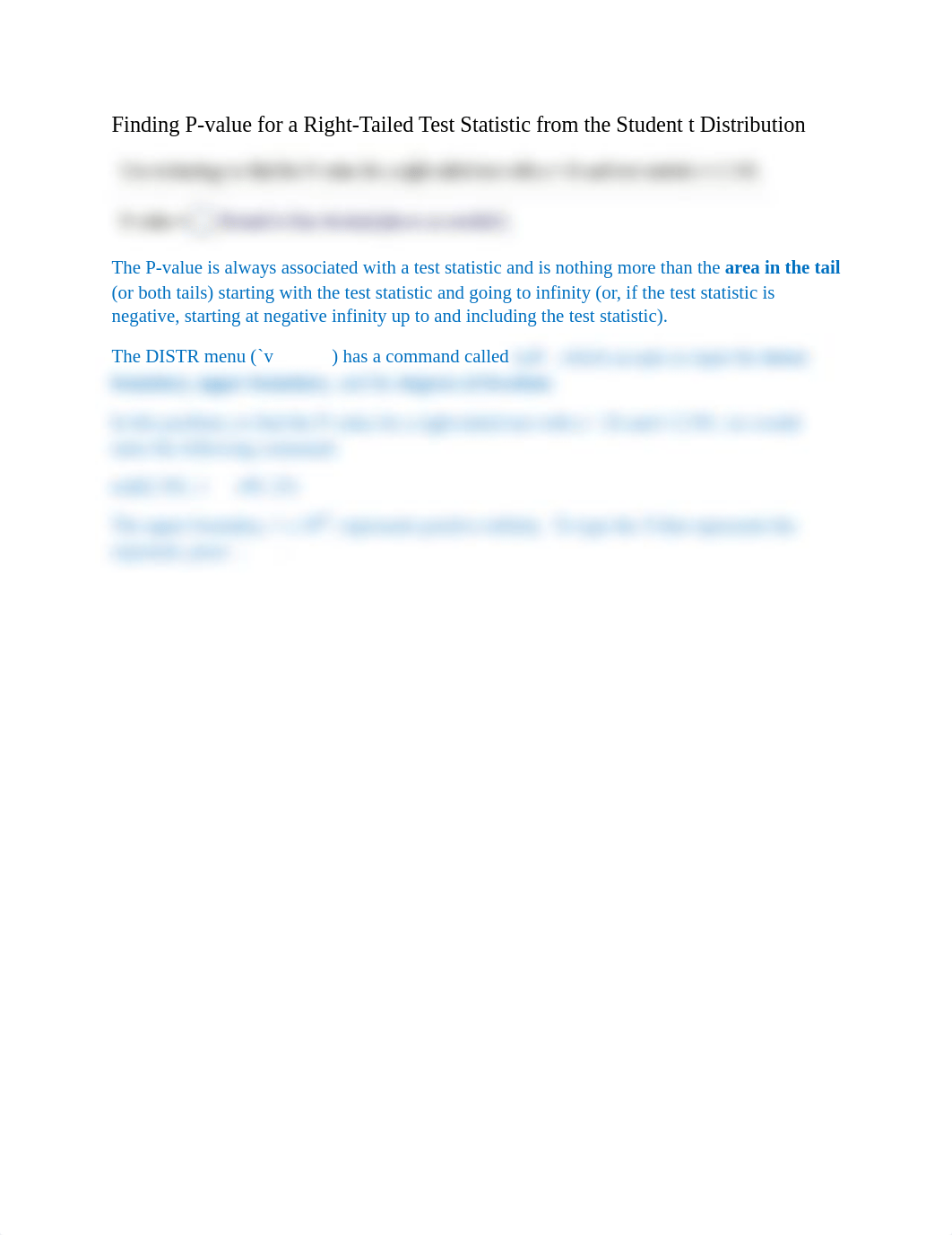 8.1 Finding P-value for a Right-Tailed Test Statistic from the Student t Distribution.pdf_dcofvyvg3m3_page1