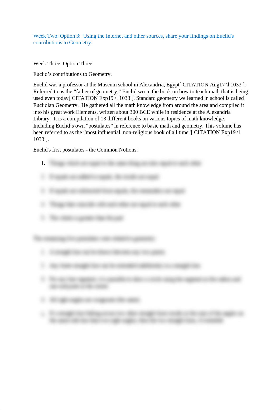 College Math - Week Two - Discussion Prompt - Option Three  - Goldsmith, Amanda Coral.docx_dcohsglsl21_page1