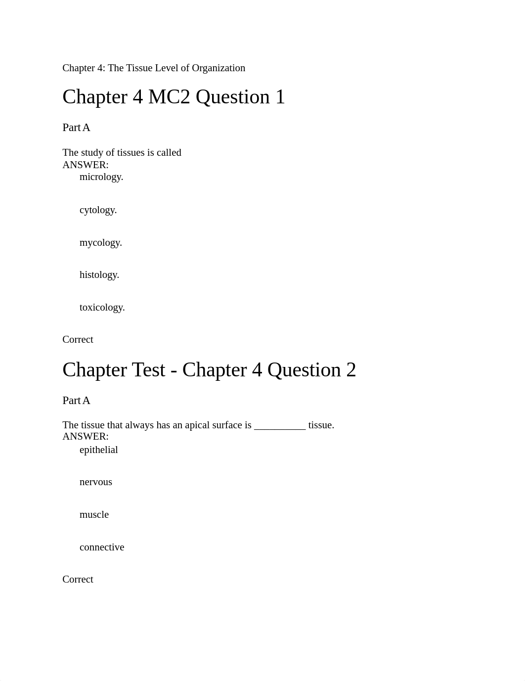 Bio2401Chapter 4 The Tissue Level of Organization_dcokkbdrmkt_page1