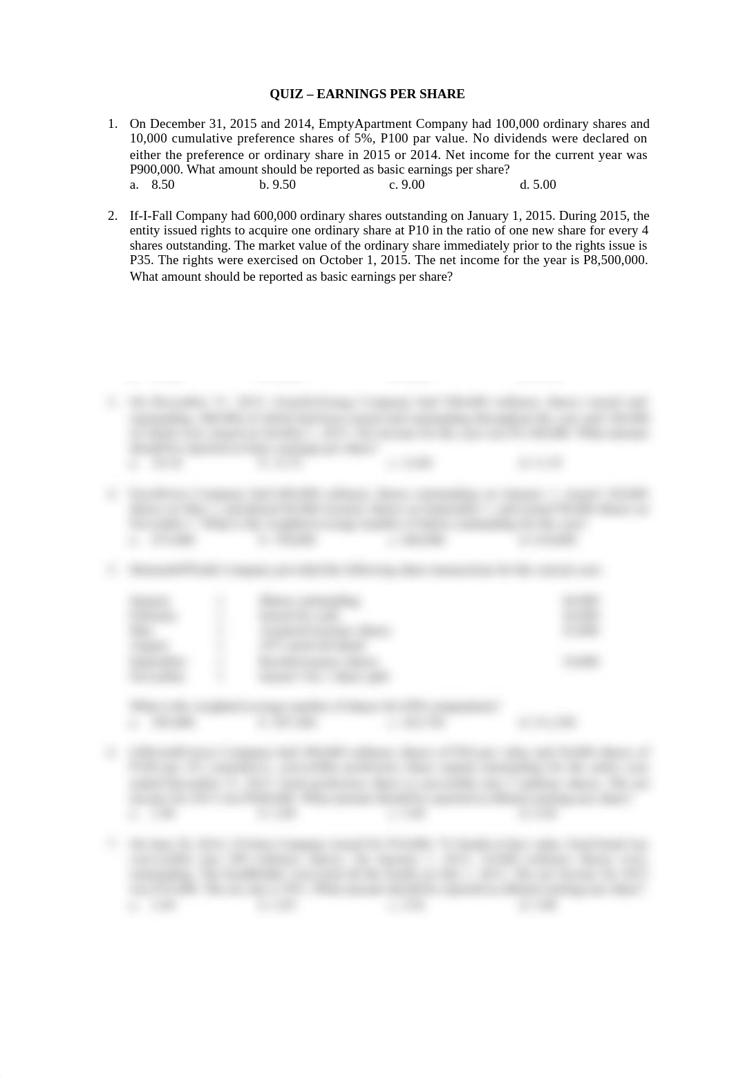 QUIZ_-_EARNINGS_PER_SHARE.docx;filename= UTF-8''QUIZ - EARNINGS PER SHARE_dcon75zsf1l_page1