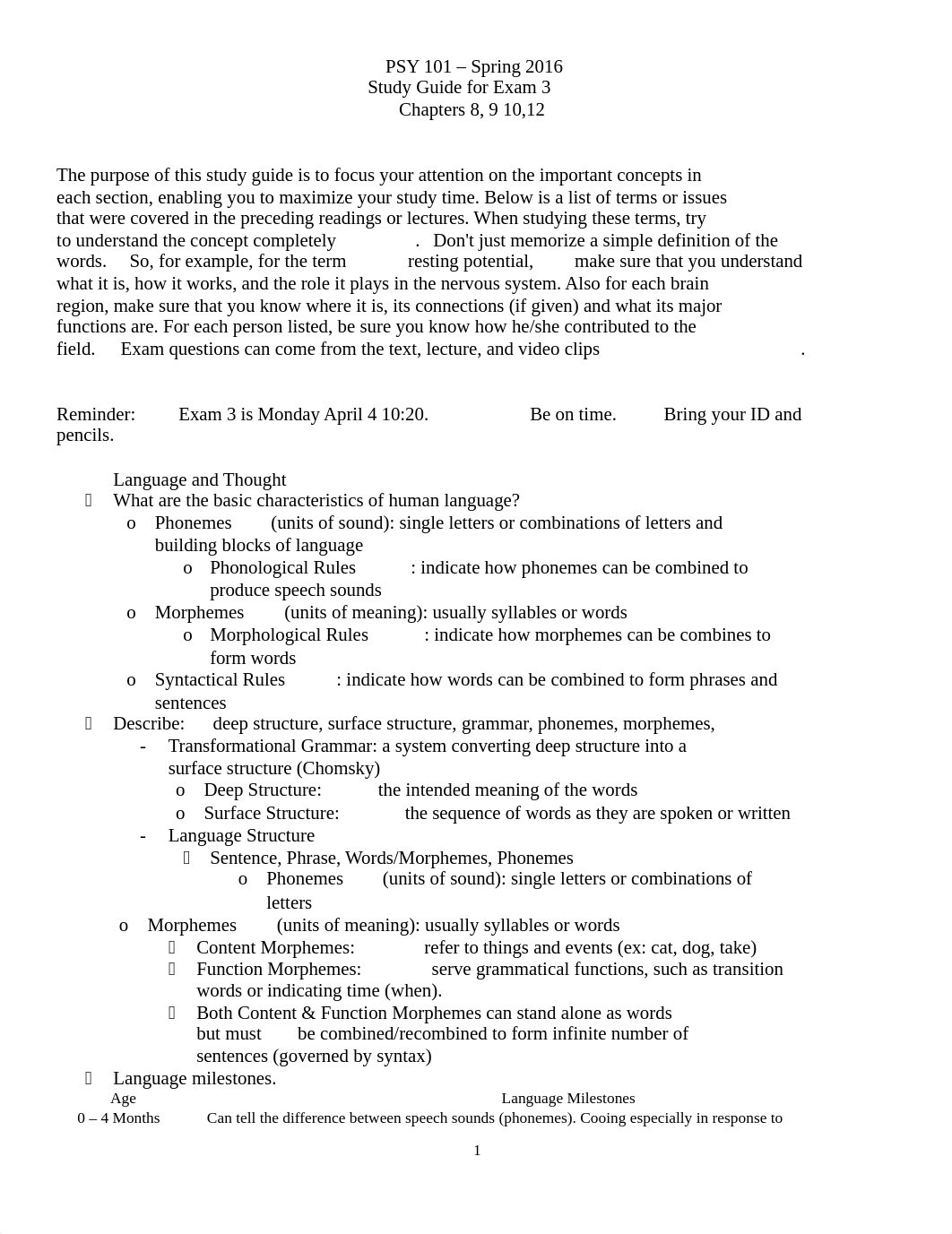 PSY 101 Exam 3 Study Guide .docx_dcopbmptmw6_page1