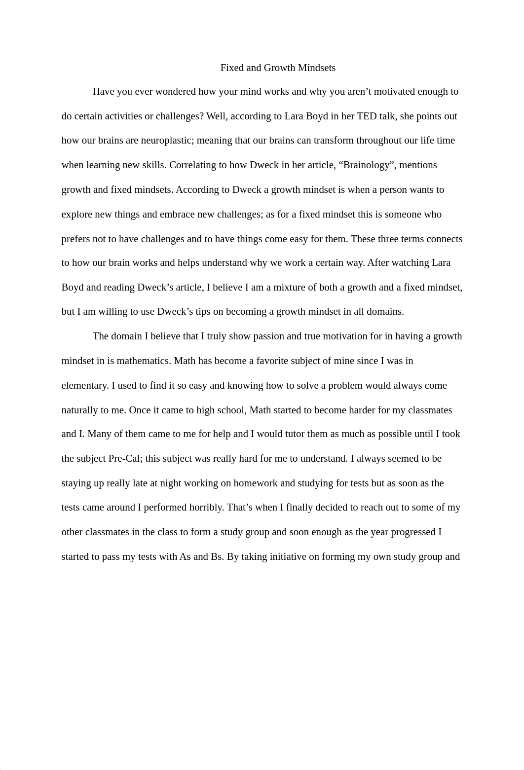 ENGL 110- Brainology essay.pdf_dcoy41e52gw_page1