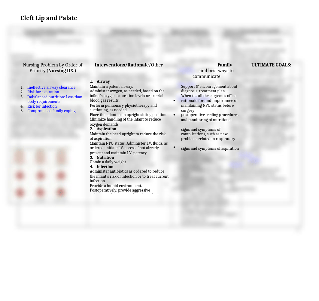 Cleft Lip and Palete - LMiller -Concept Map.docx_dcpeobstu2e_page1